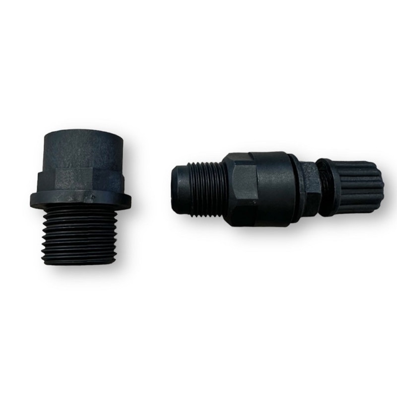 Clapet ou canne d'injection raccord fileté 3/8" avec réduction 3/8"x1/2" Seko