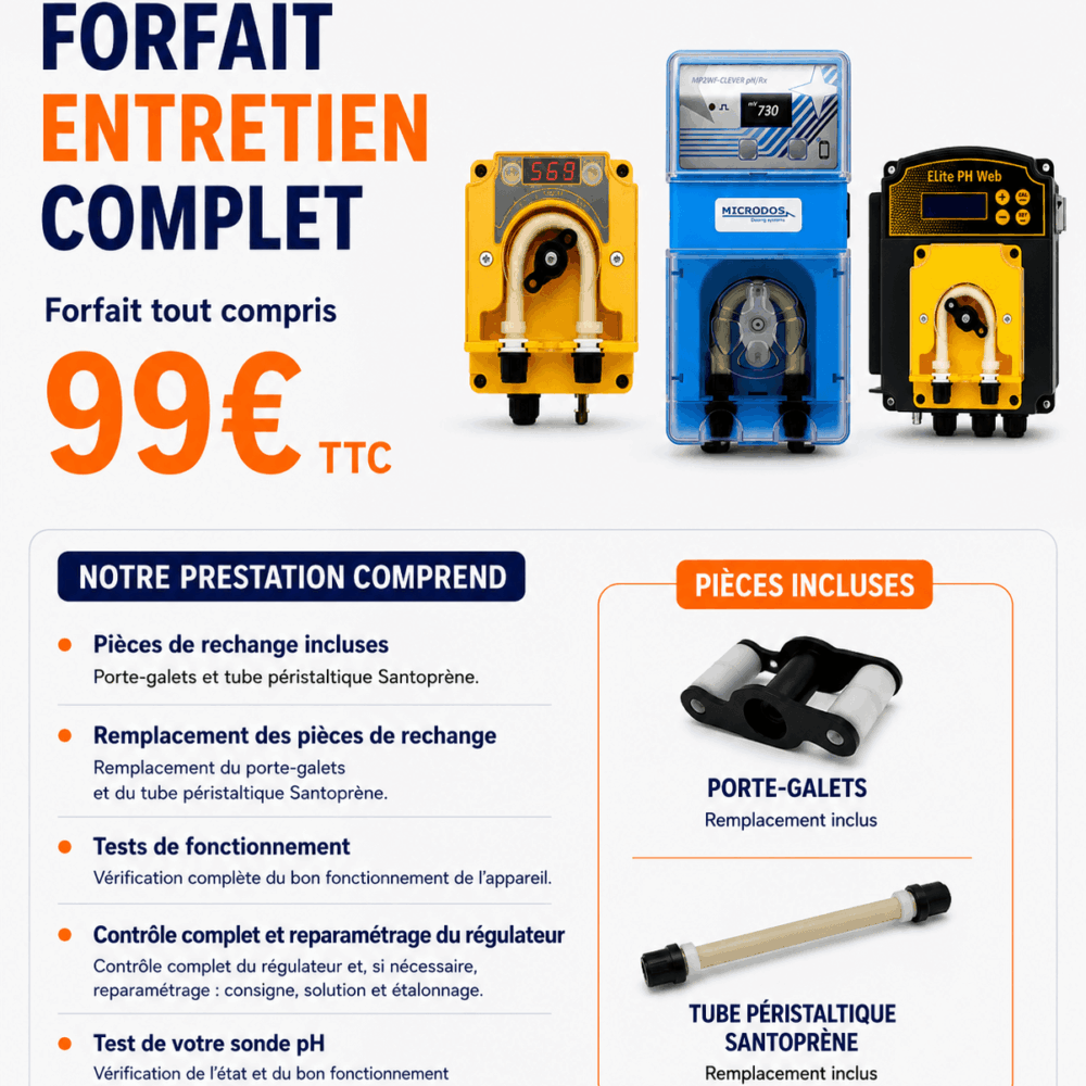Entretien complet régulateur de pH